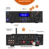 PyleUsa Wireless Bluetooth Home Stereo Amplifier - Multi-Channel 200 Watt Power Amplifier Home Audio Receiver System w/ HDMI, Optical/Phono/Coaxial,FM Radio, USB/SD, AUX, RCA,Mic in Remote - PDA9HBU.6 view 2