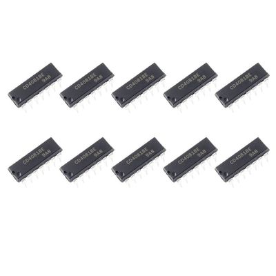 10PCS CD4093BE HCF4093BE CD4093 DIP DIP-14 CD4072BE CD4072 CD4073BE CD4073 CD4077BE CD4077 CD4078BE CD4078 CD4081BE CD4081,CD4081BE