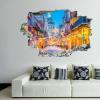 3D Self-adesive Removable Break Through The Wall Vinyl Wall Stickers/Murals Art Decals Stickers New Orleans, Louisiana 24 x 16 Inch Wall Decor for Kids, Made in USA view 1