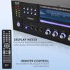 Pyle 4 Channel Wireless Bluetooth Amplifier - 3000 Watt Stereo Speaker Home Audio Receiver w/FM Radio, USB, 2 Microphone w/Echo for Karaoke, Front Loading CD DVD Player, LED, Rack Mount - PD3000BA.5 view 4