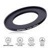 77mm Lens to 105mm Camera Filter Ring,Compatible with All 77mm Camera Lens & 105mm UV,ND,CPL Lens Hood Accessories,Made of CNC Machined Aluminum(77-105mm) view 2