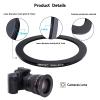 105mm Lens to 82mm Camera Filter Ring,105mm to 82mm Step-Down Ring Filter Adapter for 82mm UV,ND,CPL,Metal Step-Down Ring view 3