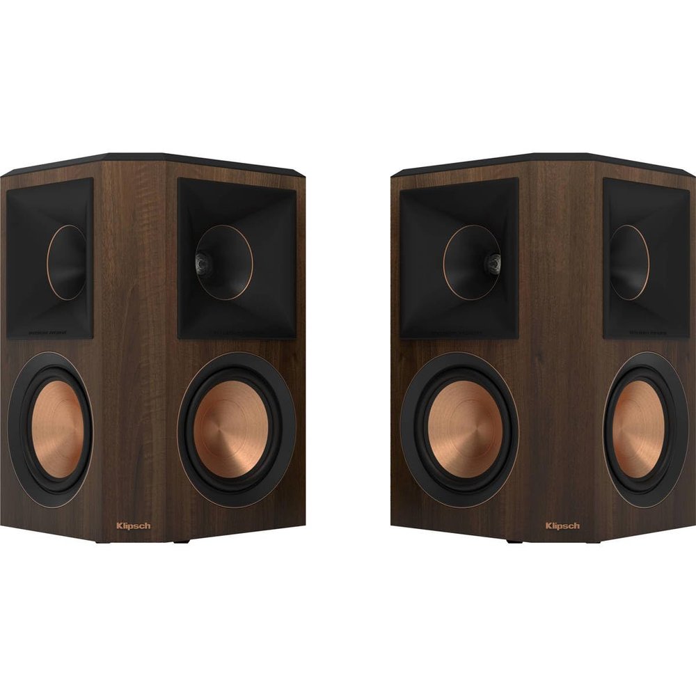 klipsch Reference Premiere RP-502S II Walnut Surround Sound Speakers