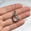 Take Thai Real Origin from This Day Forward, I Promise to Trust God's Plan for Our Lives Wife Rising Phoenix Necklace, Best Wife, Jewelry for Wife view 2