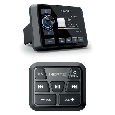 Hertz HMR 20 Marine Digital Media Receiver with HMC U1 Remote Control