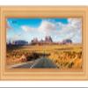 Poster Palooza 40x14 Contemporary Gold Complete Wood Panoramic Frame with UV Acrylic Plexiglass, Foam Board Backing & Hardware Included view 4