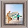 Poster Palooza 40x20 Contemporary Pewter Complete Wood Panoramic Frame with UV Acrylic Plexiglass, Foam Board Backing & Hardware Included view 4