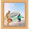 Poster Palooza 36x16 Contemporary Gold Complete Wood Panoramic Frame with UV Acrylic Plexiglass, Foam Board Backing & Hardware Included view 4
