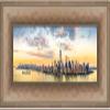 Poster Palooza 24x10 Contemporary Bronze Complete Wood Picture Frame with UV Acrylic Plexiglass, Foam Board Backing & Hardware Included view 3