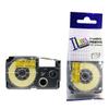 LM Tapes - Premium Compatible 12mm Black on Yellow Label Tape for use in Casio KL780 / KL-780 EZ Label Printer view 1