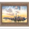 Poster Palooza 32x10 Contemporary Bronze Complete Wood Panoramic Frame with UV Acrylic Plexiglass, Foam Board Backing & Hardware Included view 3