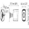 HlKVlSlON OEM NC214-MB 2.8MM 4MP IR Outdoor Mini Bullet Network Camera with 2.8 mm Lens view 2