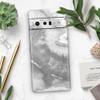 Design Skinz Gray Slate Marble V26 Skin Decal Vinyl Full-Body Wrap Kit Compatible with Google Pixel 6 view 3