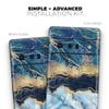 Design Skinz Foiled Marble Agate Skin Decal Vinyl Full-Body Wrap Kit Compatible with Google Pixel 6 Pro view 4