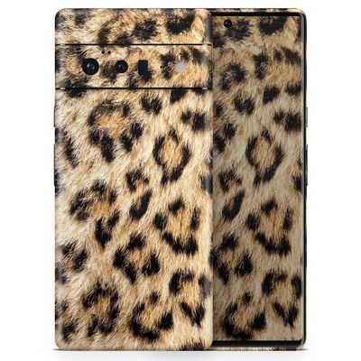 Design Skinz Real Cheetah Animal Print Skin Decal Vinyl Full-Body Wrap Kit Compatible with Google Pixel 2 XL