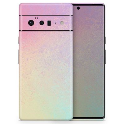 Design Skinz Holographic Pastel V1 Skin Decal Vinyl Full-Body Wrap Kit Compatible with Google Pixel 5