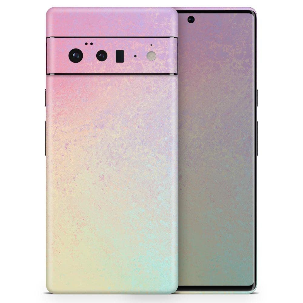 Design Skinz Holographic Pastel V1 Skin Decal Vinyl Full-Body Wrap Kit Compatible with Google Pixel 5