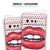 Design Skinz Lovely Lips Skin Decal Vinyl Full-Body Wrap Kit Compatible with Google Pixel 2 view 4