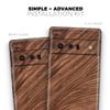 Design Skinz Luxury Natural Wood V3 Skin Decal Vinyl Full-Body Wrap Kit Compatible with Google Pixel 3A XL view 4
