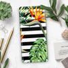 Design Skinz Vivid Tropical Stripe Floral v1 Skin Decal Vinyl Full-Body Wrap Kit Compatible with Google Pixel 4A view 3