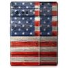 Design Skinz Wooden Grungy American Flag Skin Decal Vinyl Full-Body Wrap Kit Compatible with Google Pixel 5 view 1