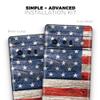 Design Skinz Wooden Grungy American Flag Skin Decal Vinyl Full-Body Wrap Kit Compatible with Google Pixel 5 view 4
