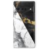 Design Skinz White-Black Marble & Digital Gold Foil V1 Skin Decal Vinyl Full-Body Wrap Kit Compatible with Google Pixel 6 view 2