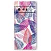Design Skinz Seamless Pink & Blue Color Leaves Skin Decal Vinyl Full-Body Wrap Kit Compatible with Google Pixel 6 view 2
