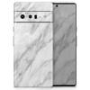 Design Skinz White Marble Surface Skin Decal Vinyl Full-Body Wrap Kit Compatible with Google Pixel 4A (5G) view 1