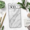 Design Skinz White Marble Surface Skin Decal Vinyl Full-Body Wrap Kit Compatible with Google Pixel 4A (5G) view 3