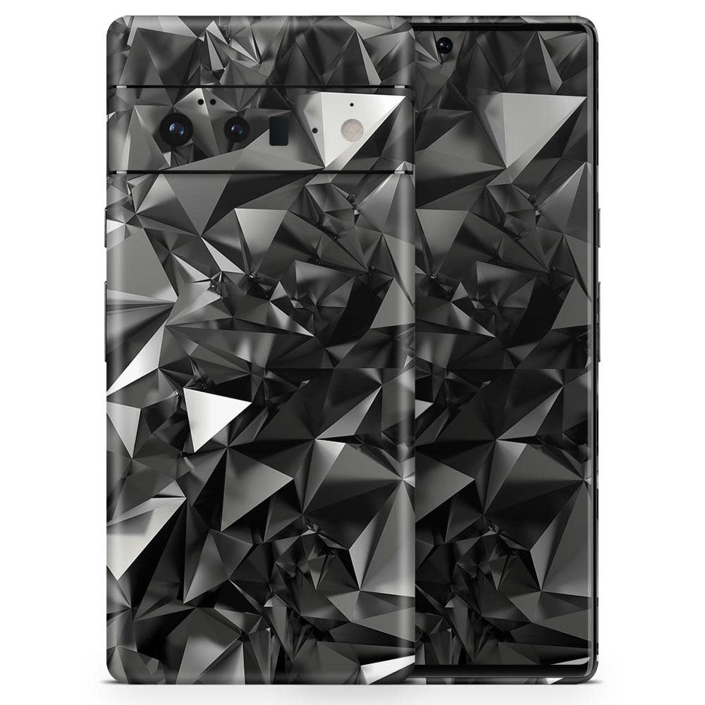 Design Skinz Black 3D Diamond Surface Skin Decal Vinyl Full-Body Wrap Kit Compatible with Google Pixel 1 XL