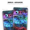 Design Skinz Neon Colored Paint Universe Skin Decal Vinyl Full-Body Wrap Kit Compatible with Google Pixel 4A view 4