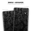 Design Skinz Shattered Black Polygon Skin Decal Vinyl Full-Body Wrap Kit Compatible with Google Pixel 6 Pro view 4