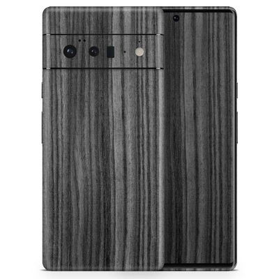 Design Skinz Dark Ebony Woodgrain Skin Decal Vinyl Full-Body Wrap Kit Compatible with Google Pixel 5