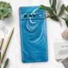 Design Skinz Liquid Blue Color Fusion Skin Decal Vinyl Full-Body Wrap Kit Compatible with Google Pixel 1 XL view 3