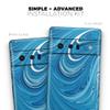 Design Skinz Liquid Blue Color Fusion Skin Decal Vinyl Full-Body Wrap Kit Compatible with Google Pixel 1 XL view 4