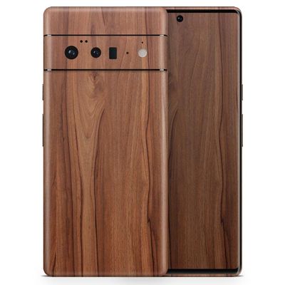 Design Skinz Smooth-Grained Wooden Plank Skin Decal Vinyl Full-Body Wrap Kit Compatible with Google Pixel 2 XL