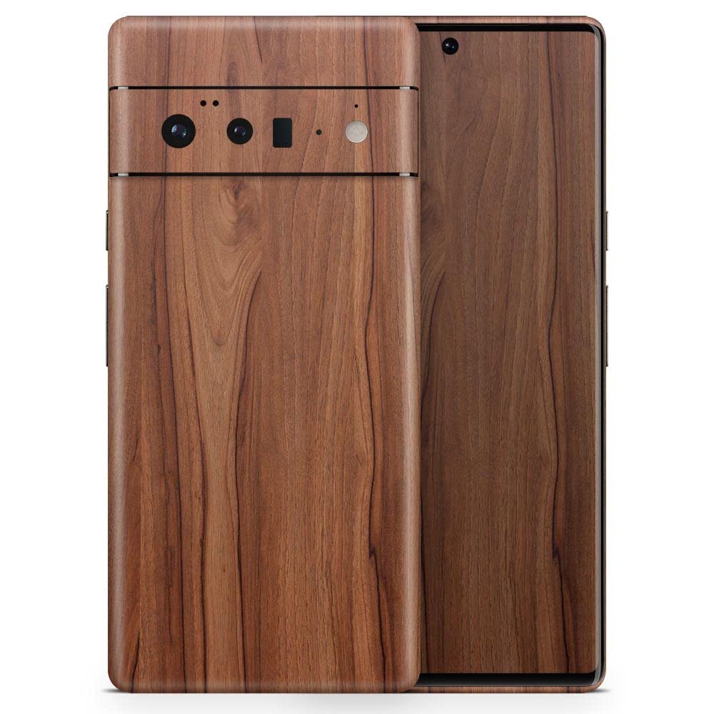 Design Skinz Smooth-Grained Wooden Plank Skin Decal Vinyl Full-Body Wrap Kit Compatible with Google Pixel 2 XL