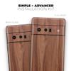 Design Skinz Smooth-Grained Wooden Plank Skin Decal Vinyl Full-Body Wrap Kit Compatible with Google Pixel 2 XL view 4