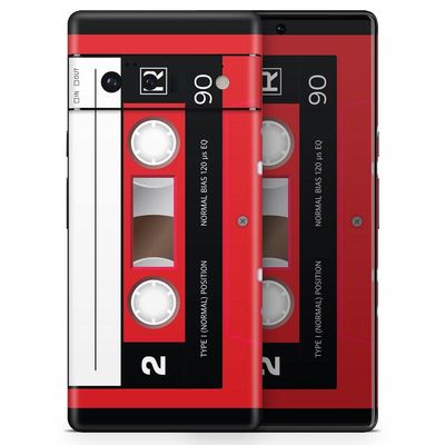 Design Skinz Retro Cassette Tape V9 Skin Decal Vinyl Full-Body Wrap Kit Compatible with Google Pixel 6