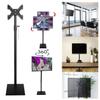 MYOYAY Universal Swivel TV Stand Tilting Free Standing TV Mount Stands with Height Adjustable 360 Degree Swivel Floor TV Stand for 12 to 43 inch TVs view 1