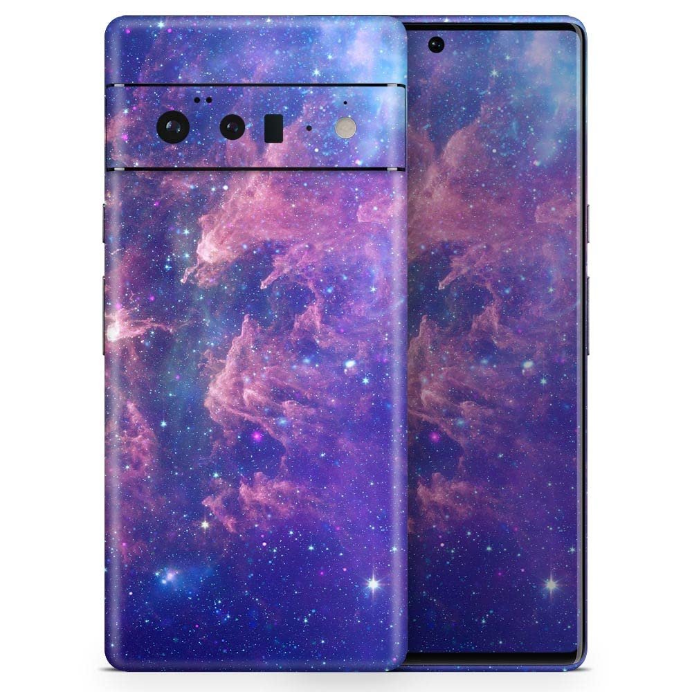 Design Skinz Colorful Nebula Skin Decal Vinyl Full-Body Wrap Kit Compatible with Google Pixel 6