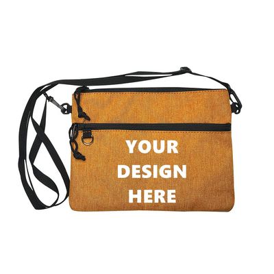 Muka Custom Messenger Bag, Personalized Crossbody Bag Mini, Mens Shoulder Bag-Yellow