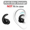 4 Pairs Ear Hooks Compatible with Beats Studio Buds Ear Tips Earbuds, Anti-Slip Anti-Drop Sport Outdoor Earhooks Wing Holder Silicone Gel Accessories for Beat Studio Buds - 2 Black 2 White view 2
