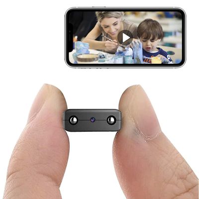 Smallest Hidden Camera Detector,1080P Wireless Wifi Cameras For Home Security Camera,Small Cameras Baby Monitor with Night Vision,AI Human Motion Detection,Cloud Storage,for Security with iOS,Android