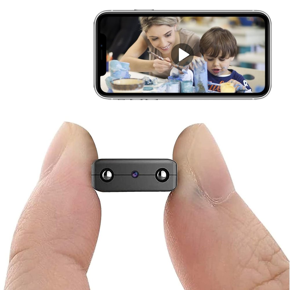Smallest Hidden Camera Detector,1080P Wireless Wifi Cameras For Home Security Camera,Small Cameras Baby Monitor with Night Vision,AI Human Motion Detection,Cloud Storage,for Security with iOS,Android