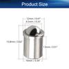 Heyiarbeit 2Pcs Stainless Steel 0.39" Diameter Ball Plunger Cabinet Door Closet Drawer 10x13mm Ball Catch Latch Catcher for Door Cabinet Closet Drawer Silver Tone view 2
