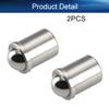 Heyiarbeit 2Pcs Stainless Steel 0.39" Diameter Ball Plunger Cabinet Door Closet Drawer 10x13mm Ball Catch Latch Catcher for Door Cabinet Closet Drawer Silver Tone view 4