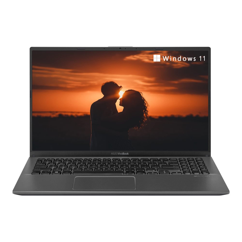 ASUS VivoBook Thin and Light Laptop, 15.6HD LED Display,Intel i3-1005G1 CPU, 12GB RAM, 512GB SSD, Windows 11 Home in S Mode, Slate Grey,TWE Mouse Pad