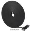 Cable Ties Reusable Straps Cable Wire Management Roll Black Fastening Double Sided Hook and Loop Tape 25Yard(3/4 inch) view 3